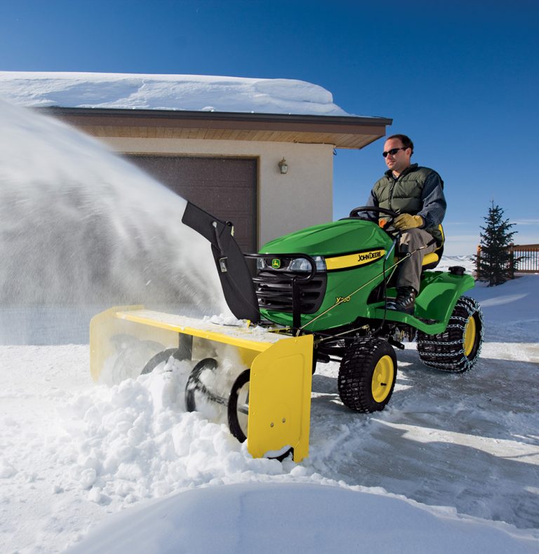 Best Lawn Tractor For Snow Removal - July 2020 [Reviews]
