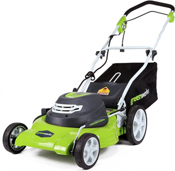 Greenworks 20-Inch 3-in-1 12 Amp Electric Corded Lawn Mower