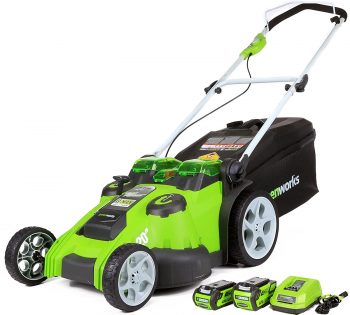 Greenworks 40V 20-Inch Cordless Twin Force Lawn Mower