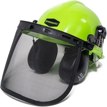 Greenworks Chainsaw Safety Helmet with Earmuffs GWSH0 Greenworks Chainsaw Safety Helmet with Earmuffs GWSH0
