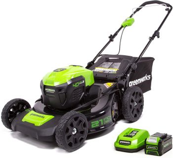 Greenworks LMF402 21-Inch 40V Cordless Brushless Lawn Mower