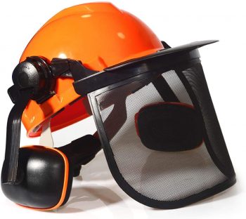 MESTUDIO Industrial Forestry Safety Helmet With Hearing Protection System