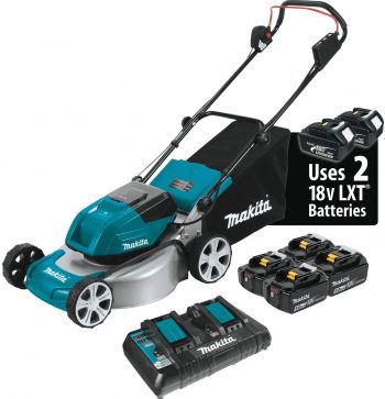 Makita XML03PT1 18V X2 battery-powered lawn mower