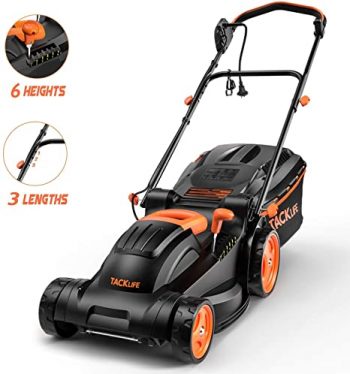 TACKLIFE Lawn Mower, 14-Inch Electric Lawn Mower