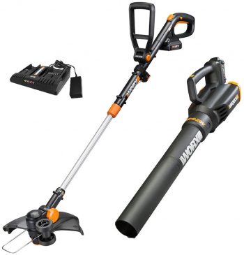 Worx WG930.2 20V PowerShare 10” Cordless String Trimmer